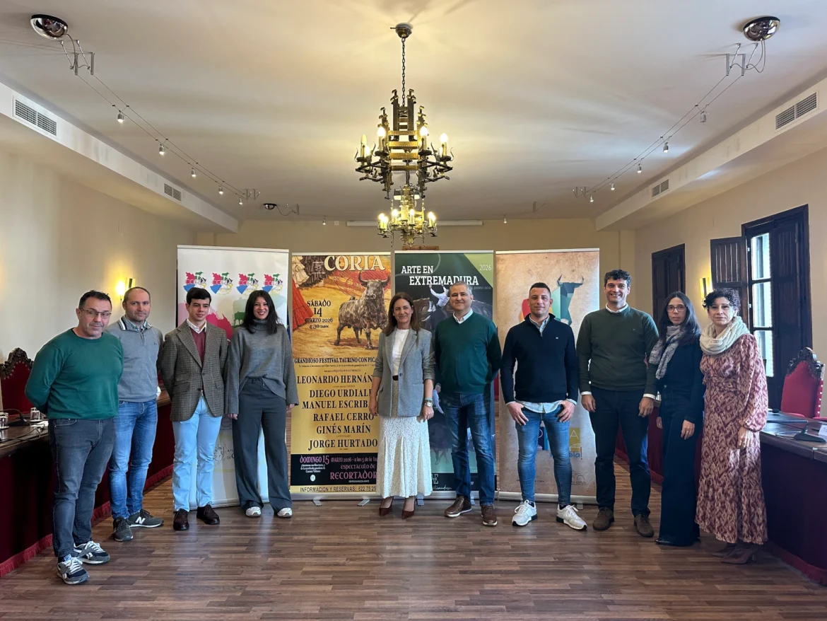 El Ayuntamiento de Coria presenta el cartel de la X Feria Internacional del Toro Ciudad de Coria 2026